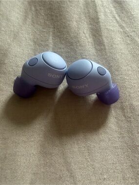 Sony WF-C700N Wireless Noise Cancelling Earbuds, Lavender – No Case